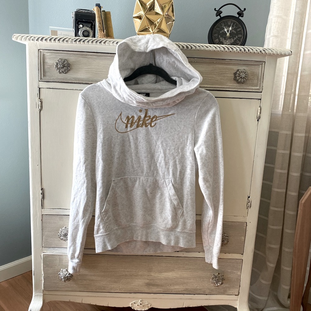 NWOT- Nike fleece cowl neck sweatshirt sz XS